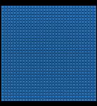 Sluban Basisplaat 32x32 blauw