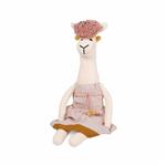 Handgemaakte Knuffel Lama Carmen 65cm Carmen