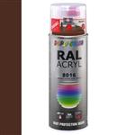 Dupli-Color Ral Acryl Ral 8016 Mahonie bruin Hoogglans 400 ml