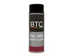 BTC Spray Ral 9005 Zwart Hoogglans 400 ml