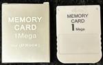 Memory Card voor Playstation 1 PS1 Grijs 1 Mega Nieuw