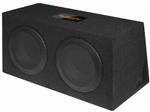 MusWay MR206Q bassreflex kist 2 x 6.5 inch 300 watts RMS DVC 2 ohms