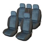Stoelhoezenset 'Denver' blauw - 9-delig - ook geschikt voor Side-Airbags