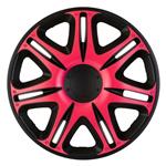 4-Delige J-Tec Wieldoppenset Nascar 13-inch zwart/roze