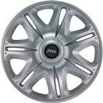 4-Delige J-Tec Wieldoppenset Nascar ST 16-inch zilver