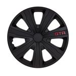 4-Delige J-Tec Wieldoppenset GTR Carbon 14-inch zwart