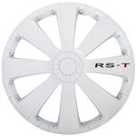 4-Delige Wieldoppenset RS-T 14-inch wit