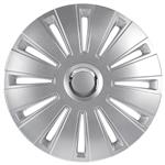 4-Delige Wieldoppenset Daytona Pro 14-inch zilver/chroom ring