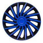 4-Delige Wieldoppenset Kendo 14-inch zwart/blauw