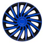 4-Delige Wieldoppenset Kendo 15-inch zwart/blauw