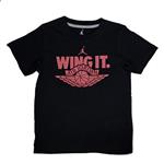 Air Jordan Wing It T-shirt Kids Zwart Kledingmaat : 116-122