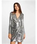 Wrap dress with sequins 222-Rbling