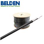 Belden grondkabel coax H125 PE kleur zwart