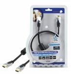 HDMI kabel Hoge kwaliteit High Speed met ethernet 0,75 m