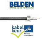 Belden CX9D0 Coax 9 DuoBond+ PVC Kabelkeur zwart per meter