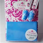 Korneliya nailart nagelfolie Mat Craquelé 205 Licht Blauw