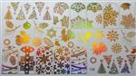 Korneliya Folie Decal Nr 139 Holografisch Goud - Kerst Design 139
