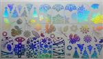 Korneliya Folie Decal Nr 139 Holografisch Zilver - Kerst Design 139
