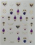 Korneliya 3D Nail Jewels DeLuxe - DL11 Shiny Amethyst