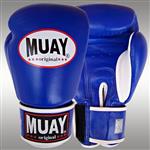 MUAY Bokshandschoenen Original Leder Blauw