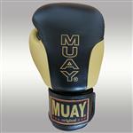 MUAY Bokshandschoenen Premium Zwart Goud Leder
