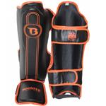 Booster Kickboxing Scheenbeschermers Pro Range BGL 1 V6 Zwart Oranje