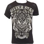 Silver Star Battle T Shirt Zwart
