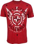 Affliction Alliance MMA Gym T-shirt Rood MMA Kleding