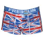 Freegun Underwear Great Britain Flag Wit Heren Boxershorts Katoen