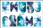 Korneliya Airbrush Waterdecal   AG 323