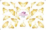 Korneliya Folie Decal F 18 VLINDER GOUD