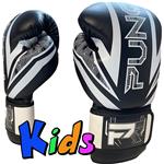 PunchR™ Kids Bokshandschoenen Electric Zwart Wit