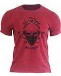Fluory Cut the Crap Just Fight T-shirt Bordeaux Rood