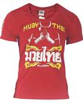 Fluory Mongkon Muay Thai Fighter T-Shirt Rood