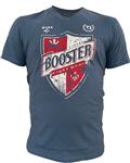 Booster V Neck Shield Vechtsport T Shirt Blauw