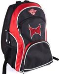 TapouT Nylon Rugzak Backpack Zwart Rood