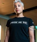 PRiDE or DiE Women Fight Club T-Shirt Zwart