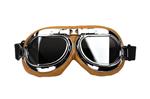CRG creme pilotenbril Glaskleur: Zilver reflectie