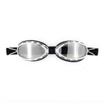 CRG chrome speedster motorbril Glaskleur: Zilver reflectie