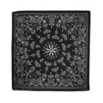 ZAN Headgear bandana zwart paisley patroon