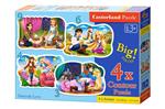 4 Delige puzzel set Sprookjesachtige liefde Castorland B-005093