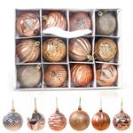 Kerstballen 12 stuks 6 cm Goud