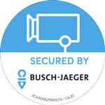 Busch Secure@Home sticker buiten Busch Secure@home sticker buiten