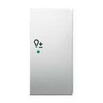 Free@Home bedieningswip rechts 2v dimmer Pure Stainless Steel RVS