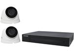 2xHikvision IP-Camera HWI-T221H + 1x4-poorts NVR  PoE Recorder HWN-4104MH-4P Harde Schijven: Geen