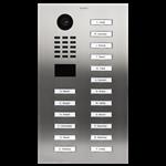 DoorBird IP intercom  D2118V RVS, 18 drukknoppen 18 Drukknoppen