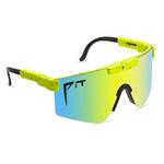 Gepolariseerde Zonnebril - Fiets Ski Sport Bril Shades UV400 Geel Blauw