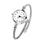 Vintage Horloge voor Dames - Luxe Kwarts Polshorloge Zilver