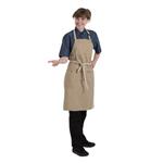 Chef Works Austin Denim kort schort naturel