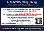 Alfa Romeo  leder reparatie en stoffeerderij